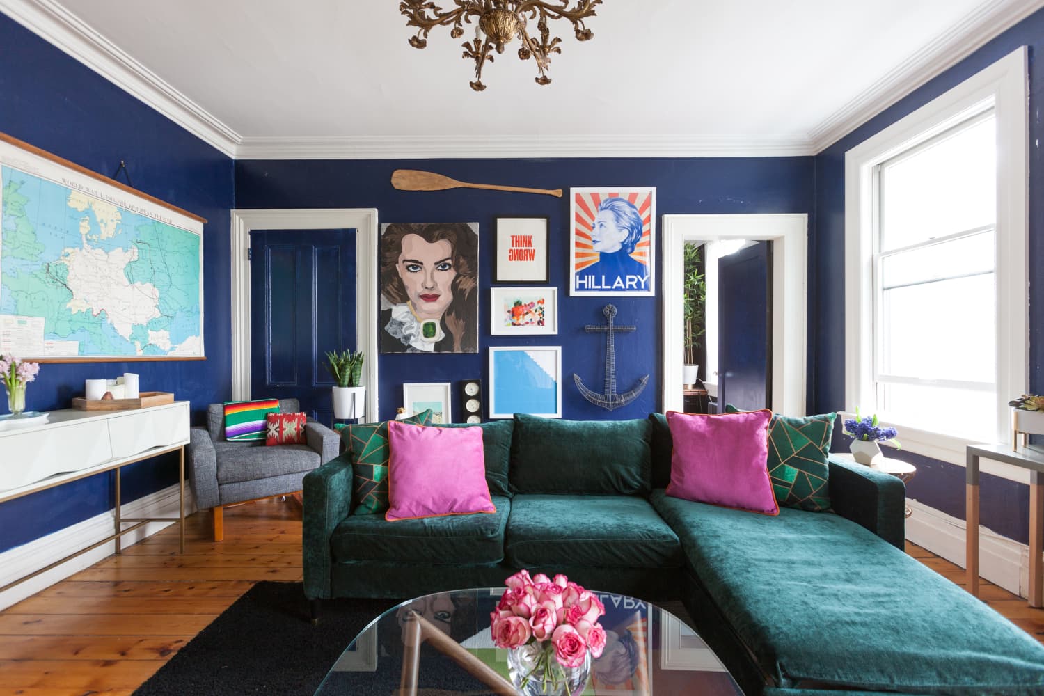 The Best Blue Living Room Wall Colors, According to Real Estate Agents | Apartment Therapy